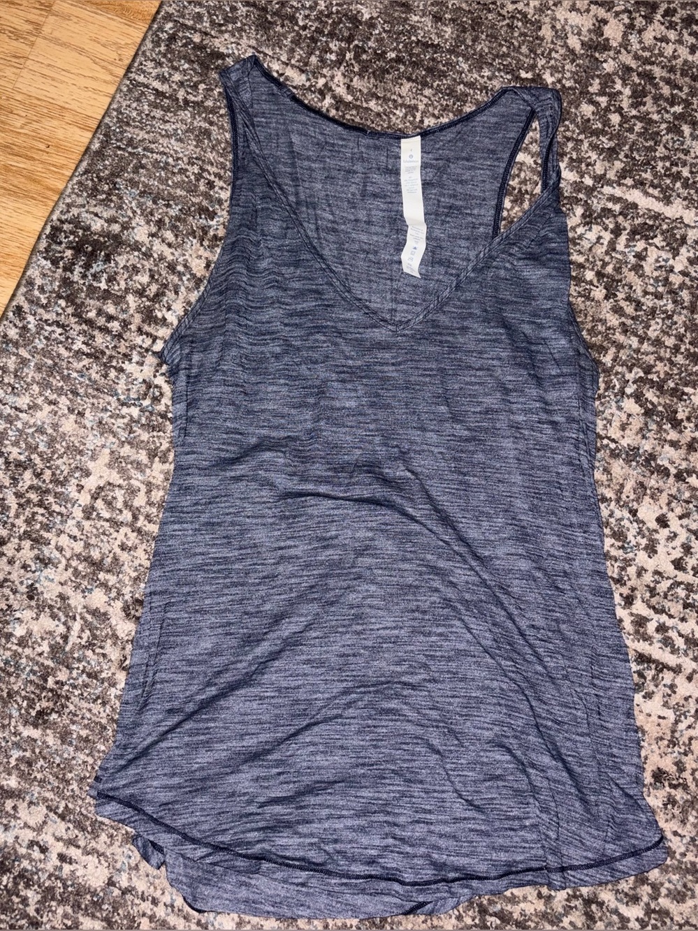 Lululemon Heather Grey Racerback Tank — Size 4, X-Static